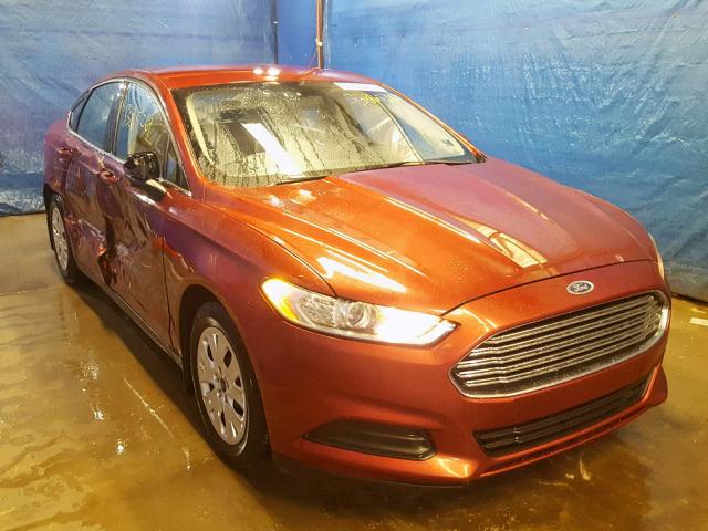 3FA6P0G79ER168564 - 2014 FORD FUSION S MAROON photo 1