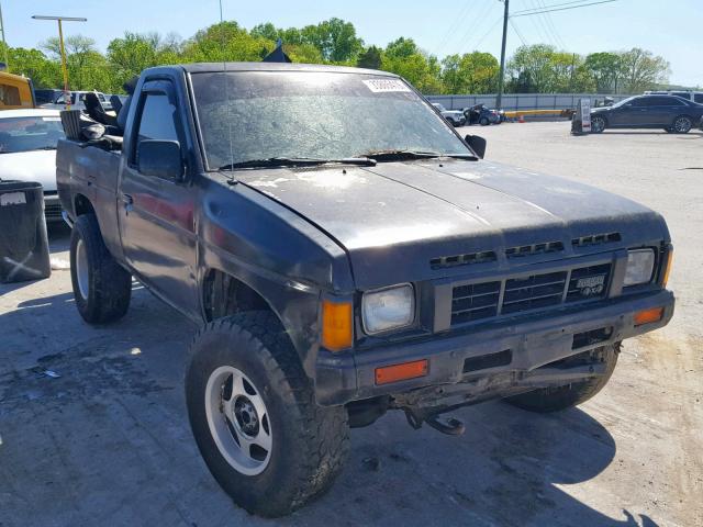 1N6ND11YXGC395251 - 1986 NISSAN D21 SHORT BLACK photo 1