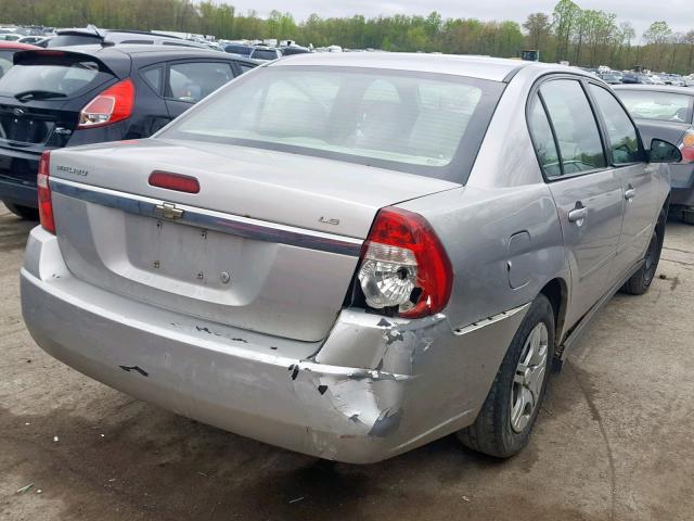 1G1ZS51F96F225730 - 2006 CHEVROLET MALIBU LS SILVER photo 4