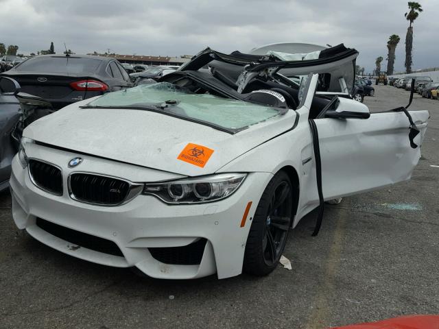 WBS3R9C53FK332857 - 2015 BMW M4 WHITE photo 2