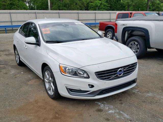 YV140MFJ3F1357937 - 2015 VOLVO S60 WHITE photo 1