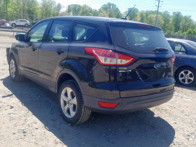 1FMCU0F75FUB25594 - 2015 FORD ESCAPE S BLACK photo 3