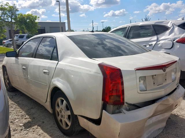 1G6DP567250131469 - 2005 CADILLAC CTS HI FEA WHITE photo 3