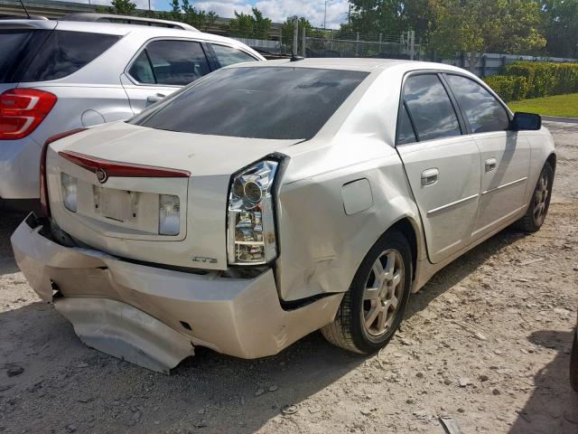 1G6DP567250131469 - 2005 CADILLAC CTS HI FEA WHITE photo 4