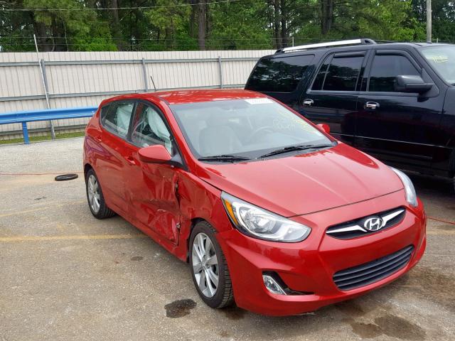 KMHCU5AE1CU027581 - 2012 HYUNDAI ACCENT GLS RED photo 1