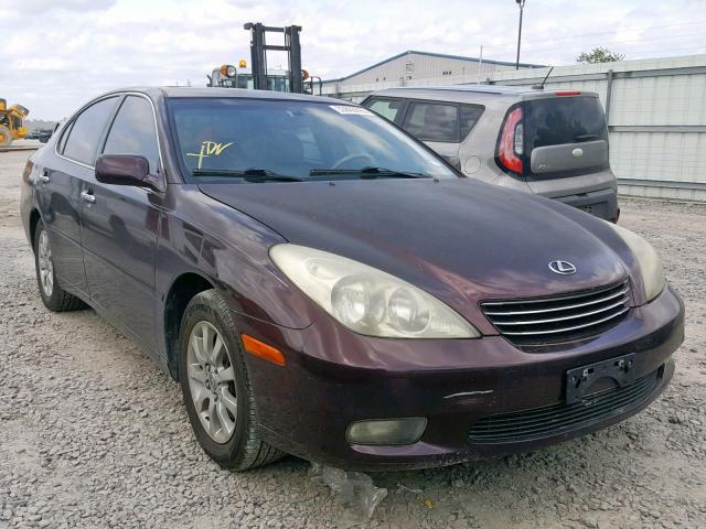 JTHBF30G020067706 - 2002 LEXUS ES 300 PURPLE photo 1