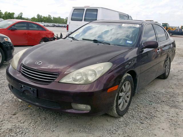 JTHBF30G020067706 - 2002 LEXUS ES 300 PURPLE photo 2