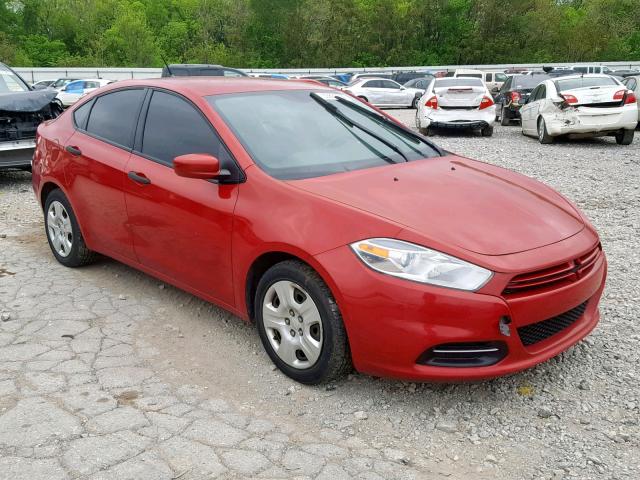 1C3CDFAA4DD241722 - 2013 DODGE DART SE RED photo 1