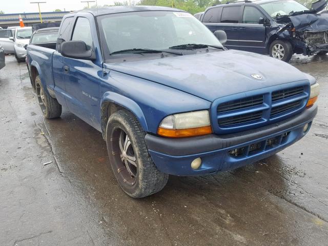 1B7GL32X92S640510 - 2002 DODGE DAKOTA SPO BLUE photo 1