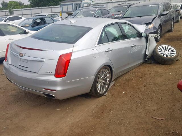 1G6AR5SX8F0115118 - 2015 CADILLAC CTS LUXURY SILVER photo 4