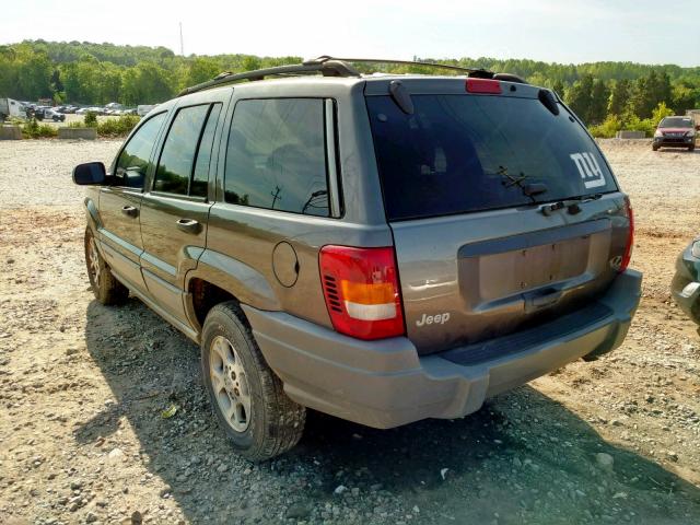 1J4G258S1XC712547 - 1999 JEEP GRAND CHER BROWN photo 3