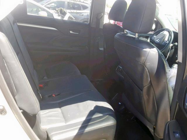 5TDKKRFH4ES037688 - 2014 TOYOTA HIGHLANDER SILVER photo 6