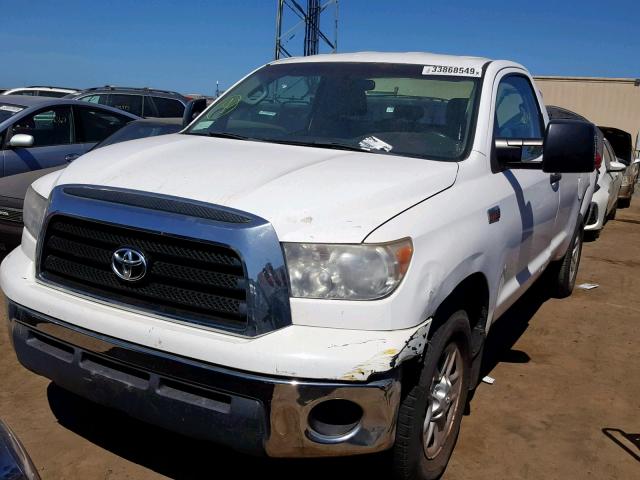 5TFLV52149X070994 - 2009 TOYOTA TUNDRA WHITE photo 2