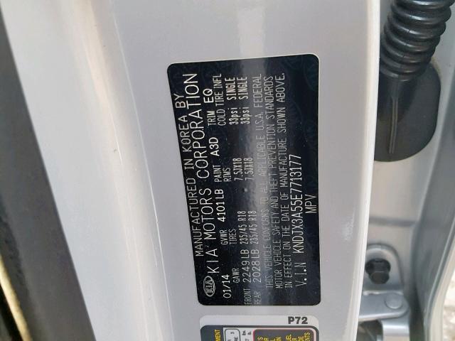 KNDJX3A55E7713177 - 2014 KIA SOUL ! Gümüş foto 10