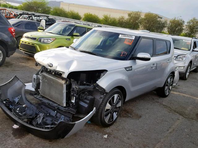 KNDJX3A55E7713177 - 2014 KIA SOUL ! SILVER photo 2