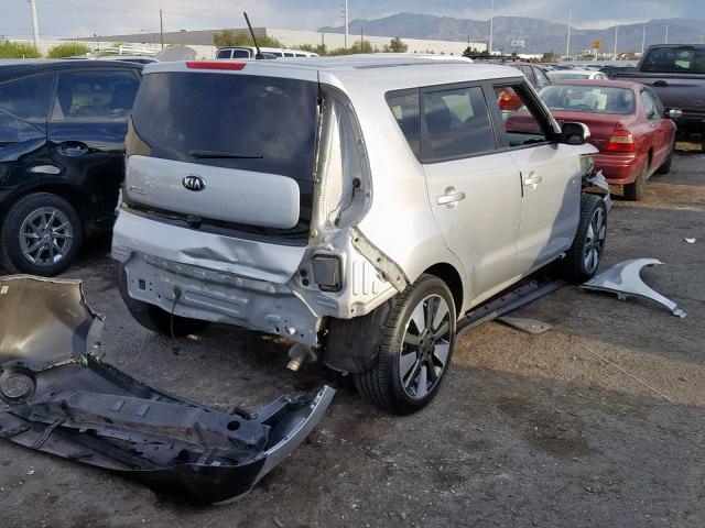 KNDJX3A55E7713177 - 2014 KIA SOUL ! SILVER photo 4