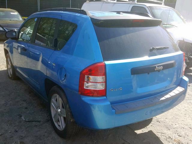 1J8FF47BX9D137355 - 2009 JEEP COMPASS SP 蓝色 照片 3