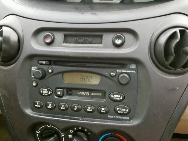 1G8AW12F23Z177606 - 2003 SATURN ION LEVEL RED photo 9