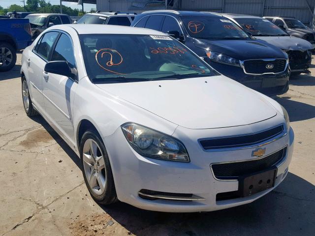 1G1ZG57B39F205287 - 2009 CHEVROLET MALIBU LS WHITE photo 1