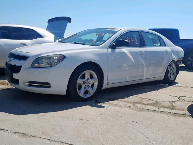 1G1ZG57B39F205287 - 2009 CHEVROLET MALIBU LS WHITE photo 2