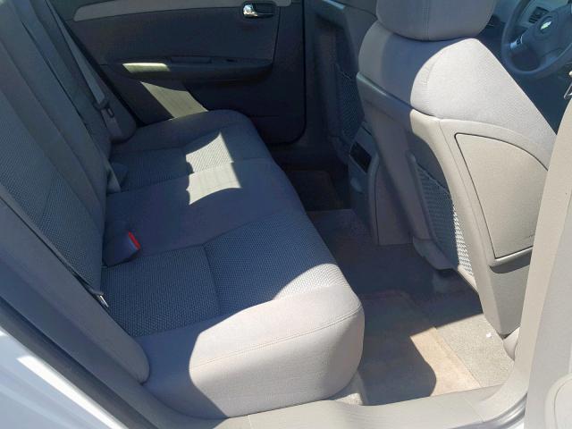 1G1ZG57B39F205287 - 2009 CHEVROLET MALIBU LS WHITE photo 6