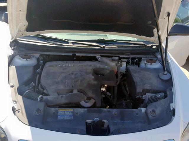 1G1ZG57B39F205287 - 2009 CHEVROLET MALIBU LS WHITE photo 7