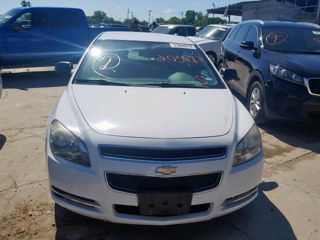 1G1ZG57B39F205287 - 2009 CHEVROLET MALIBU LS WHITE photo 9