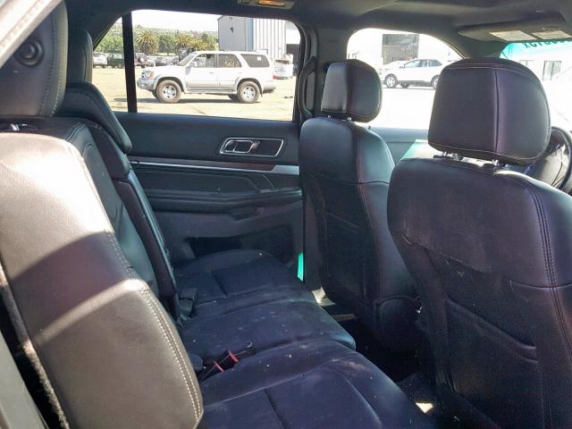 1FM5K7F87GGA26615 - 2016 FORD EXPLORER L GREEN photo 6