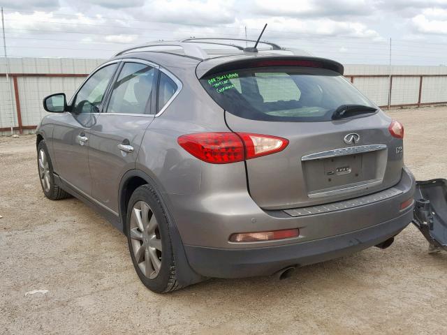 JN1AJ0HP4AM702533 - 2010 INFINITI EX35 BASE GRAY photo 3