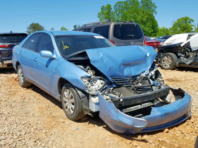 4T1BE32K65U521021 - 2005 TOYOTA CAMRY LE BLUE photo 1