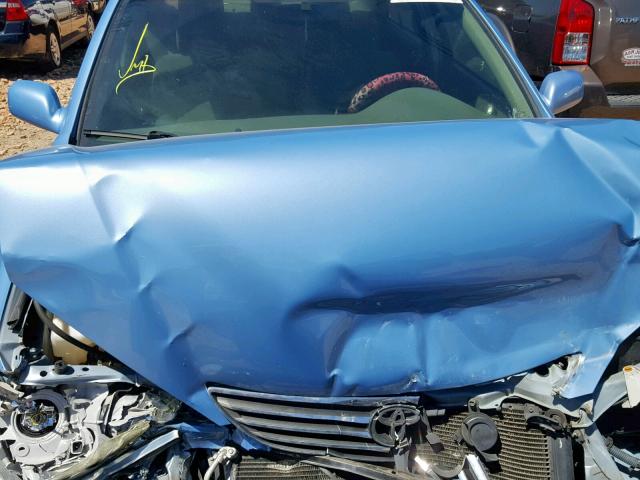 4T1BE32K65U521021 - 2005 TOYOTA CAMRY LE BLUE photo 7