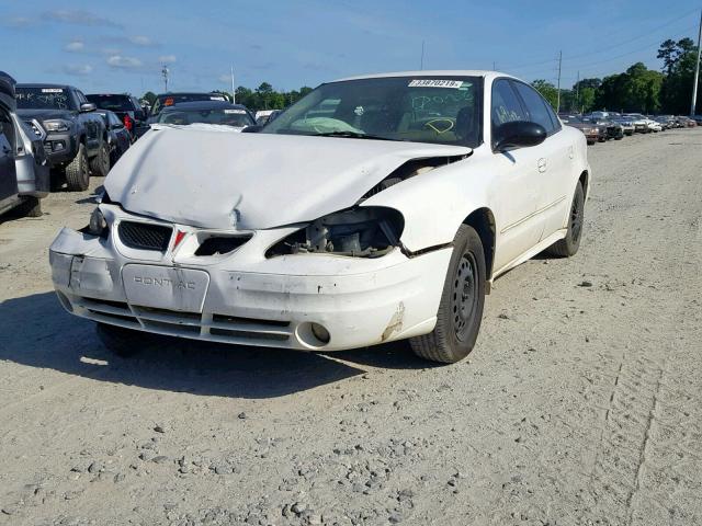 1G2NE52E05M141961 - 2005 PONTIAC GRAND AM S WHITE photo 2