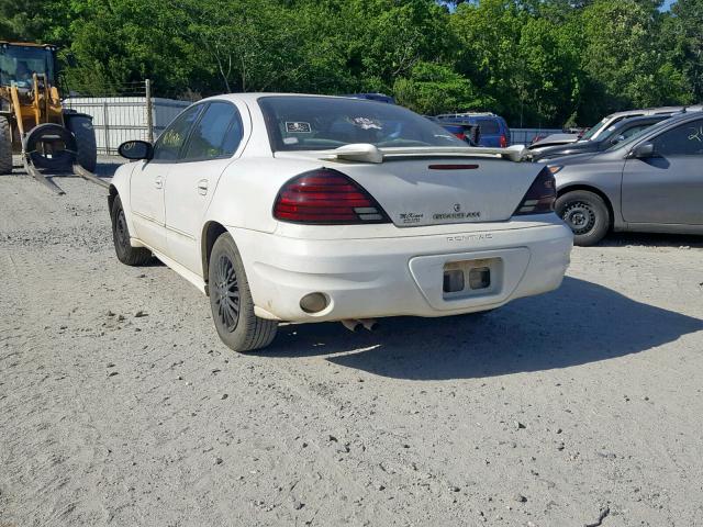 1G2NE52E05M141961 - 2005 PONTIAC GRAND AM S WHITE photo 3