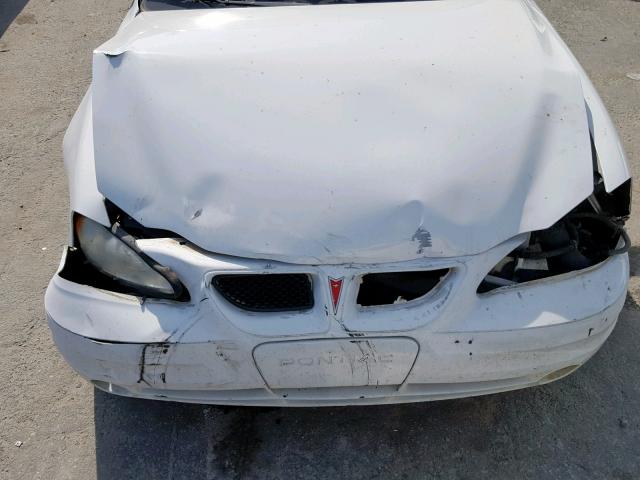 1G2NE52E05M141961 - 2005 PONTIAC GRAND AM S WHITE photo 7