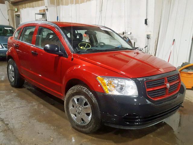 1B3HB28C87D190738 - 2007 DODGE CALIBER RED photo 1