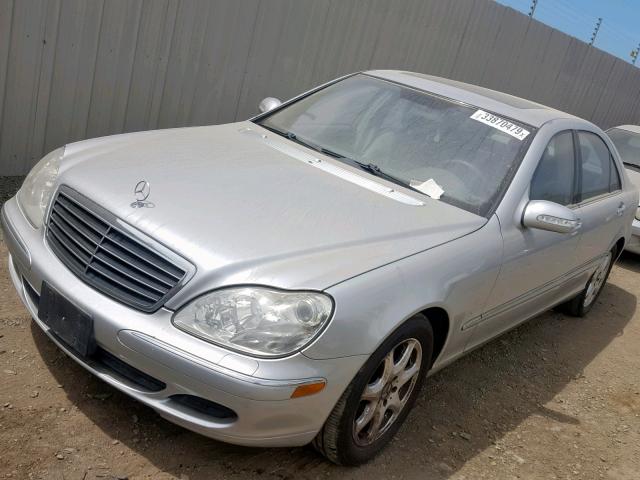 WDBNG84J65A460816 - 2005 MERCEDES-BENZ S 500 4MAT SILVER photo 2