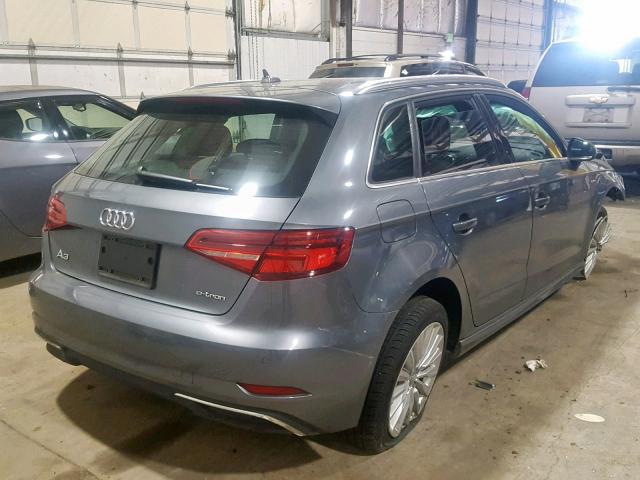 WAUTPBFF0HA137684 - 2017 AUDI A3 E-TRON GRAY photo 4