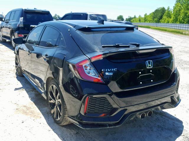 SHHFK7H41JU222374 - 2018 HONDA CIVIC SPOR BLACK photo 3