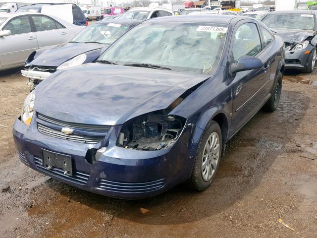 1G1AT18H597275727 - 2009 CHEVROLET COBALT LT BLUE photo 2