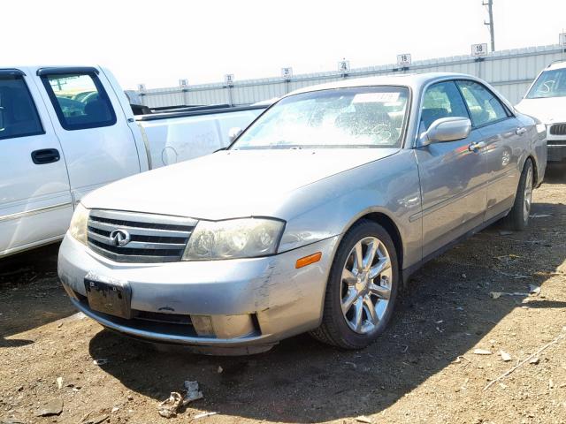 JNKAY41E24M401450 - 2004 INFINITI M45 GRAY photo 2