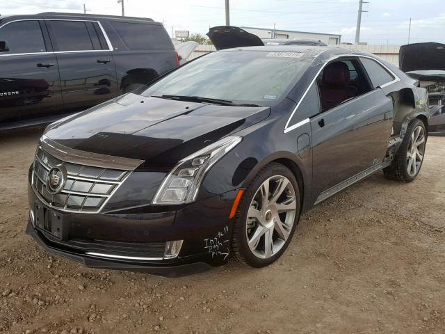 1G6RS1E48EU600609 - 2014 CADILLAC ELR LUXURY BLACK photo 2