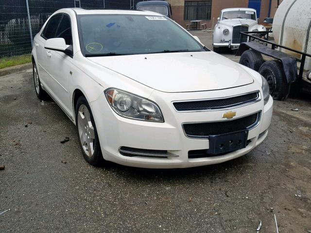 1G1ZJ57758F295621 - 2008 CHEVROLET MALIBU 2LT WHITE photo 1