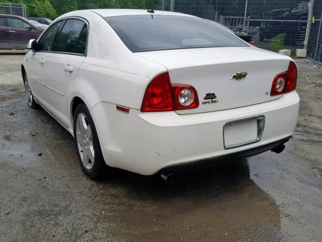 1G1ZJ57758F295621 - 2008 CHEVROLET MALIBU 2LT WHITE photo 3