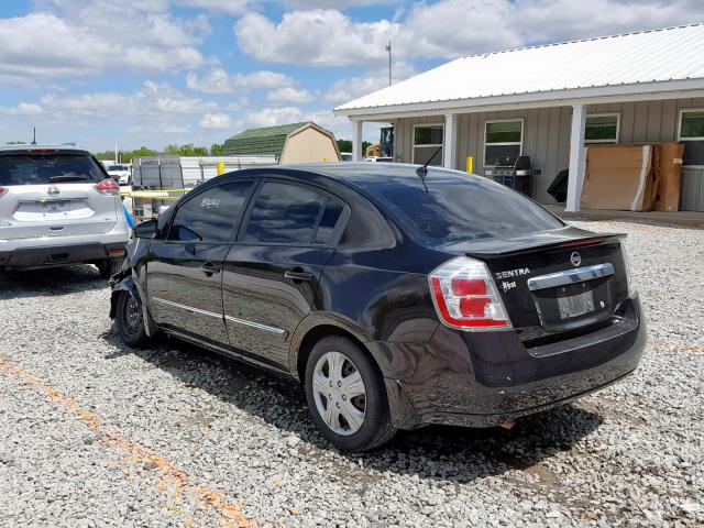 3N1AB6AP6CL665511 - 2012 NISSAN SENTRA 2.0 BLACK photo 3