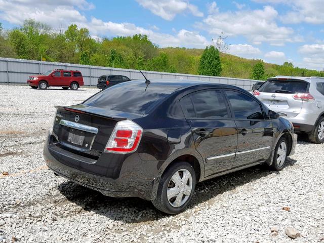 3N1AB6AP6CL665511 - 2012 NISSAN SENTRA 2.0 BLACK photo 4