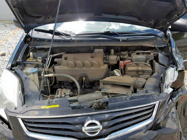 3N1AB6AP6CL665511 - 2012 NISSAN SENTRA 2.0 BLACK photo 7