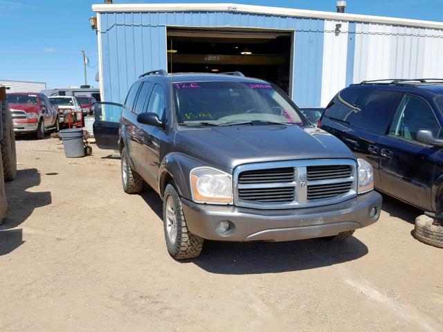 1D4HB48N35F576158 - 2005 DODGE DURANGO SL GRAY photo 1