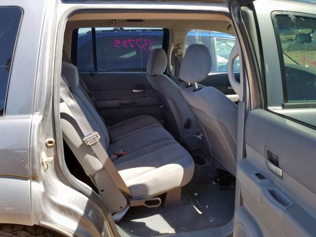 1D4HB48N35F576158 - 2005 DODGE DURANGO SL GRAY photo 6