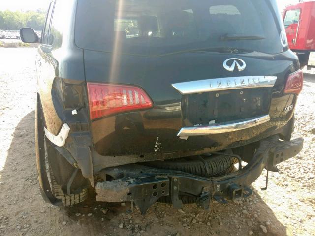 JN8AZ2NC9B9302527 - 2011 INFINITI QX56 BLACK photo 9