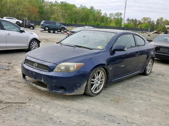 JTKDE177660112962 - 2006 TOYOTA SCION TC BLUE photo 2